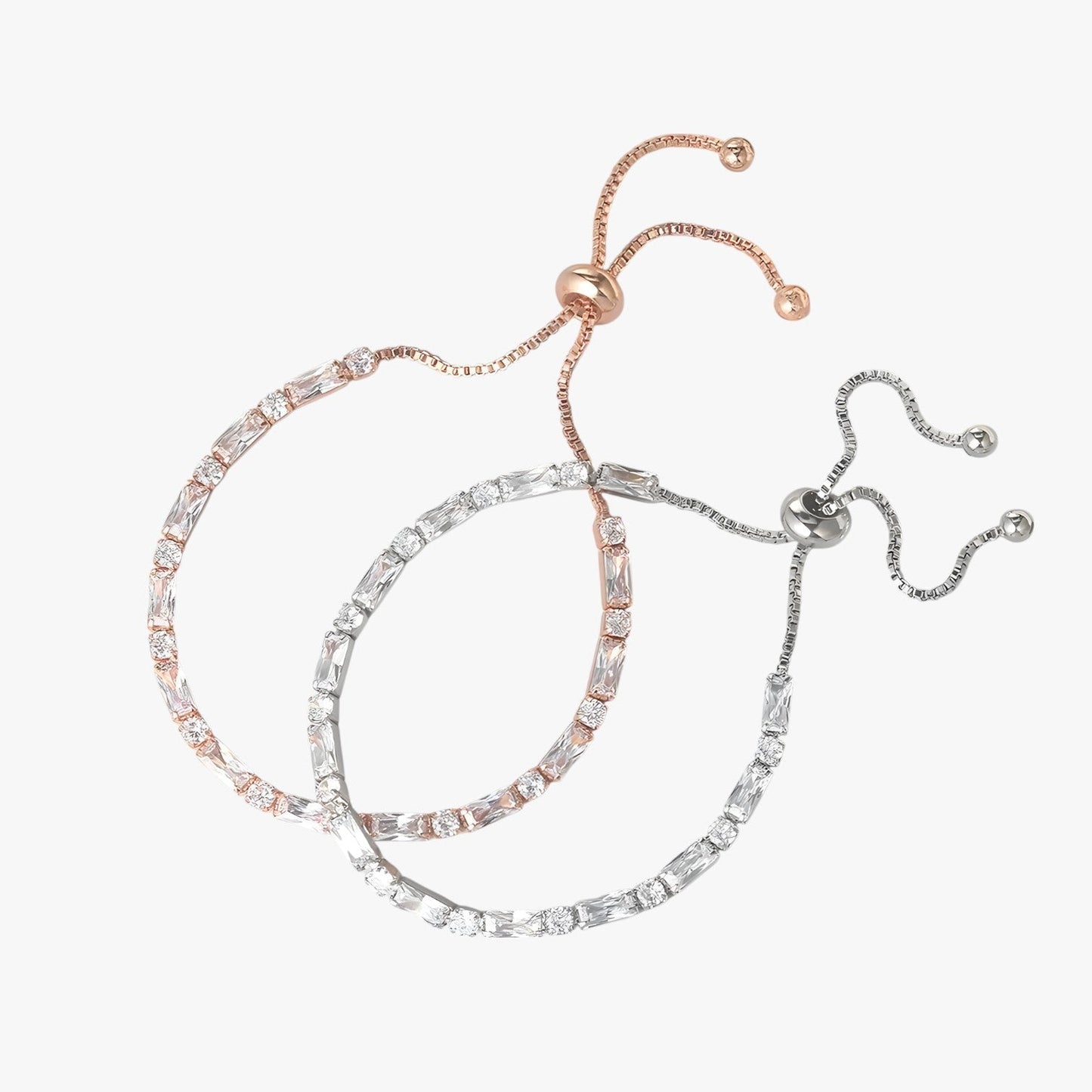 Valerie | Geometrisches Roségold-Armband mit Zirkon Elegantes Geschenk für Frauen