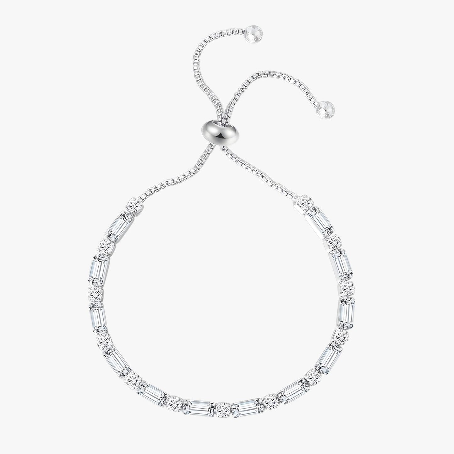 Valerie | Geometrisches Roségold-Armband mit Zirkon Elegantes Geschenk für Frauen