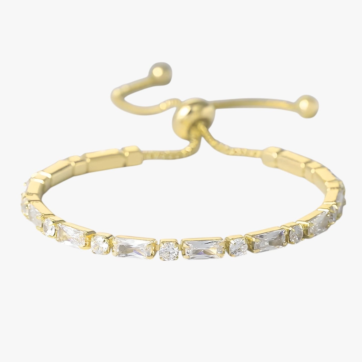 Valerie | Geometrisches Roségold-Armband mit Zirkon Elegantes Geschenk für Frauen