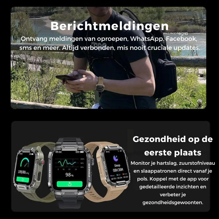 Valerio | Unzerstörbare Smartwatch für iOS & Android – Spare über €100!