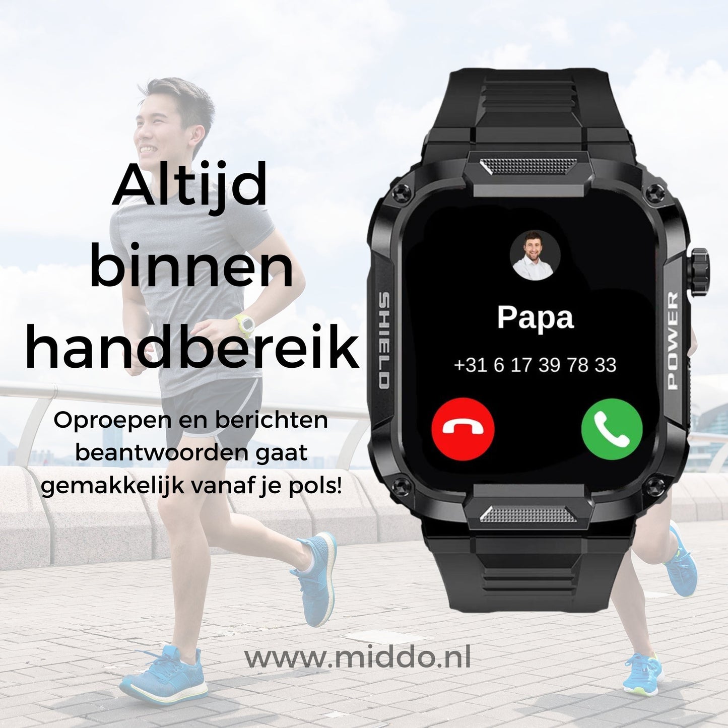 Valerio | Unzerstörbare Smartwatch für iOS & Android – Spare über €100!