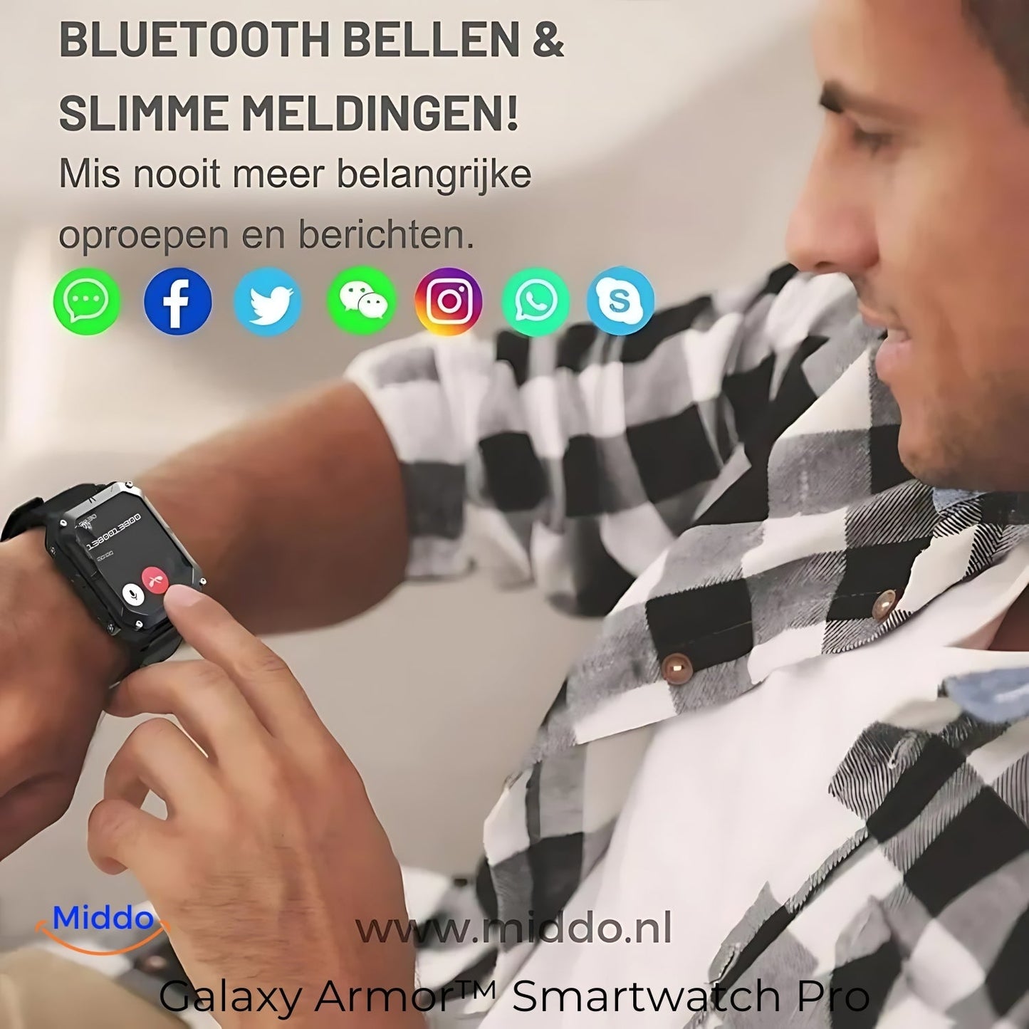 Valerio | Unzerstörbare Smartwatch für iOS & Android – Spare über €100!