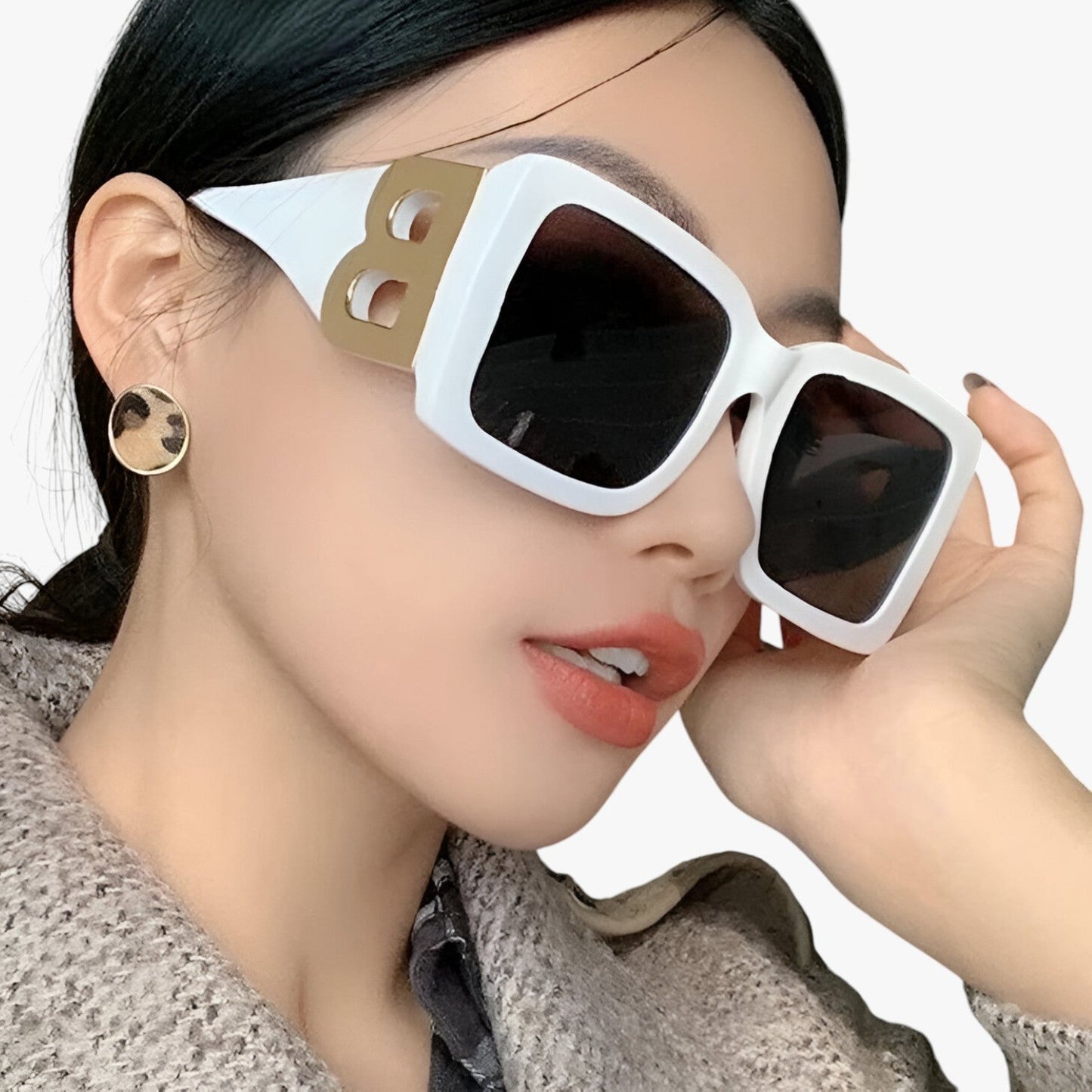 Veda | Stylisch und elegant - Oversized Sonnenbrille mit UV400-Schutz