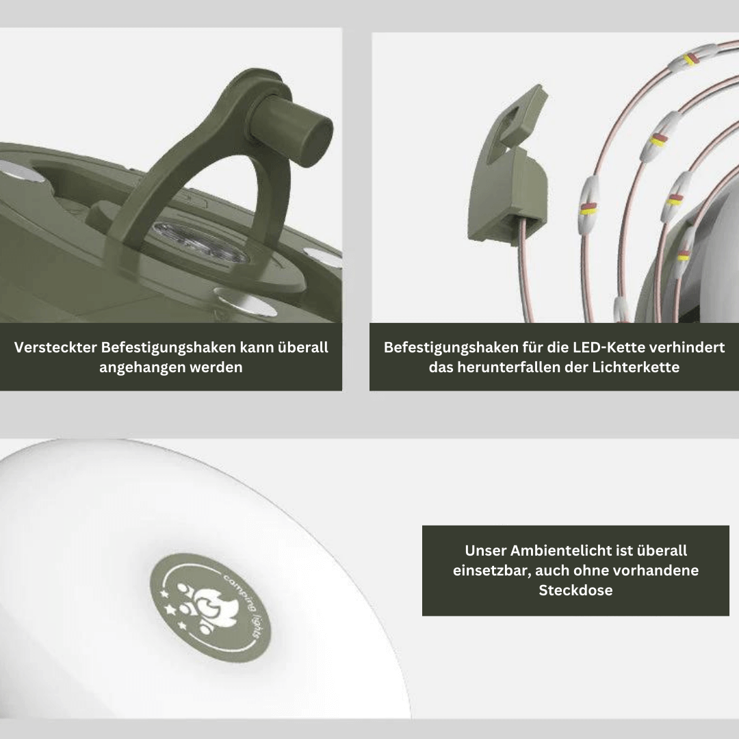 Vella LED Licht Wunder | wasserdicht, tragbar & wiederaufladbare Stimmungsbeleuchtung