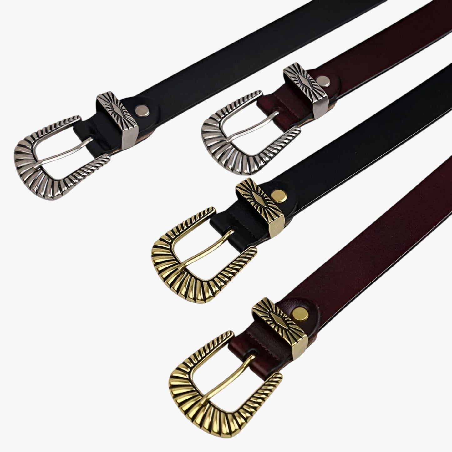 Veronica | Western-Leder Gürtel für Jeans