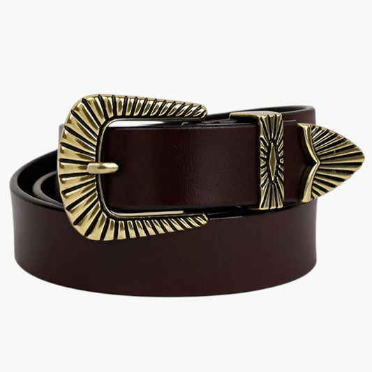 Veronica | Western-Leder Gürtel für Jeans