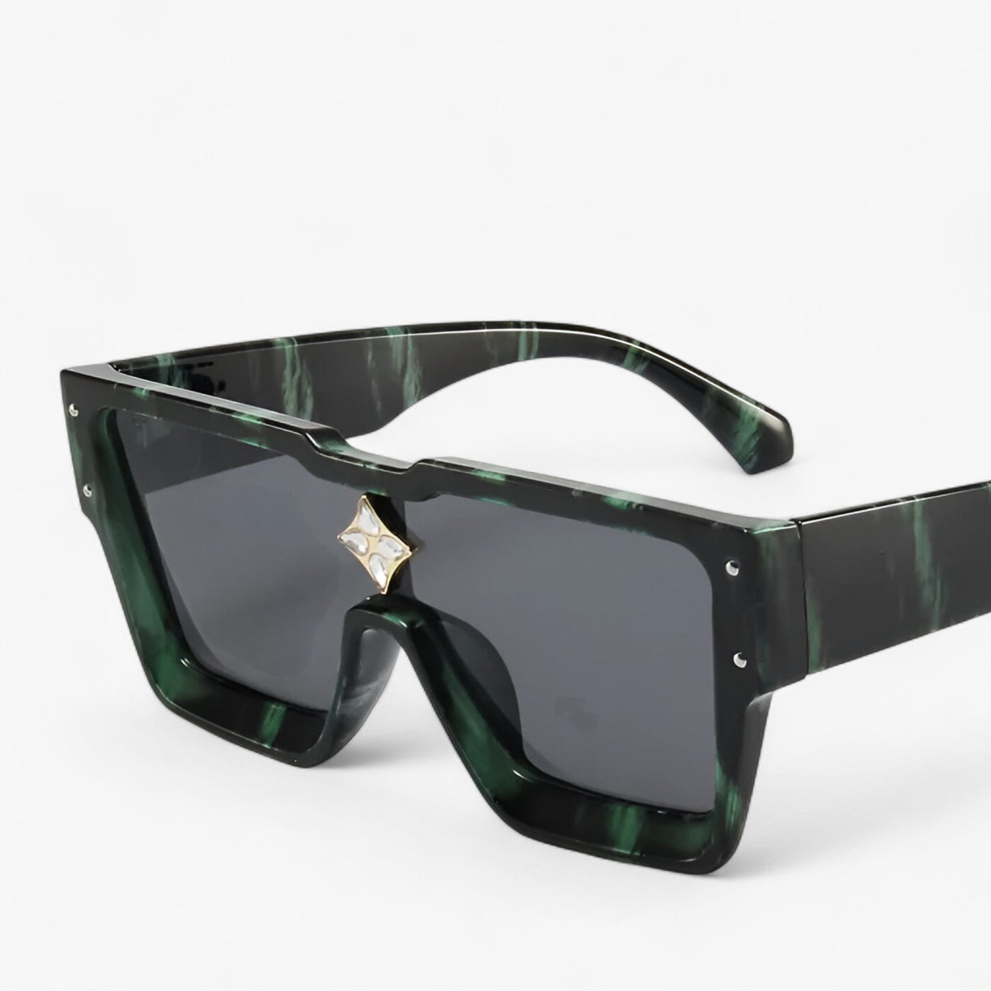 Victor | Unisex rechteckige Sonnenbrille mit UV400-Schutz