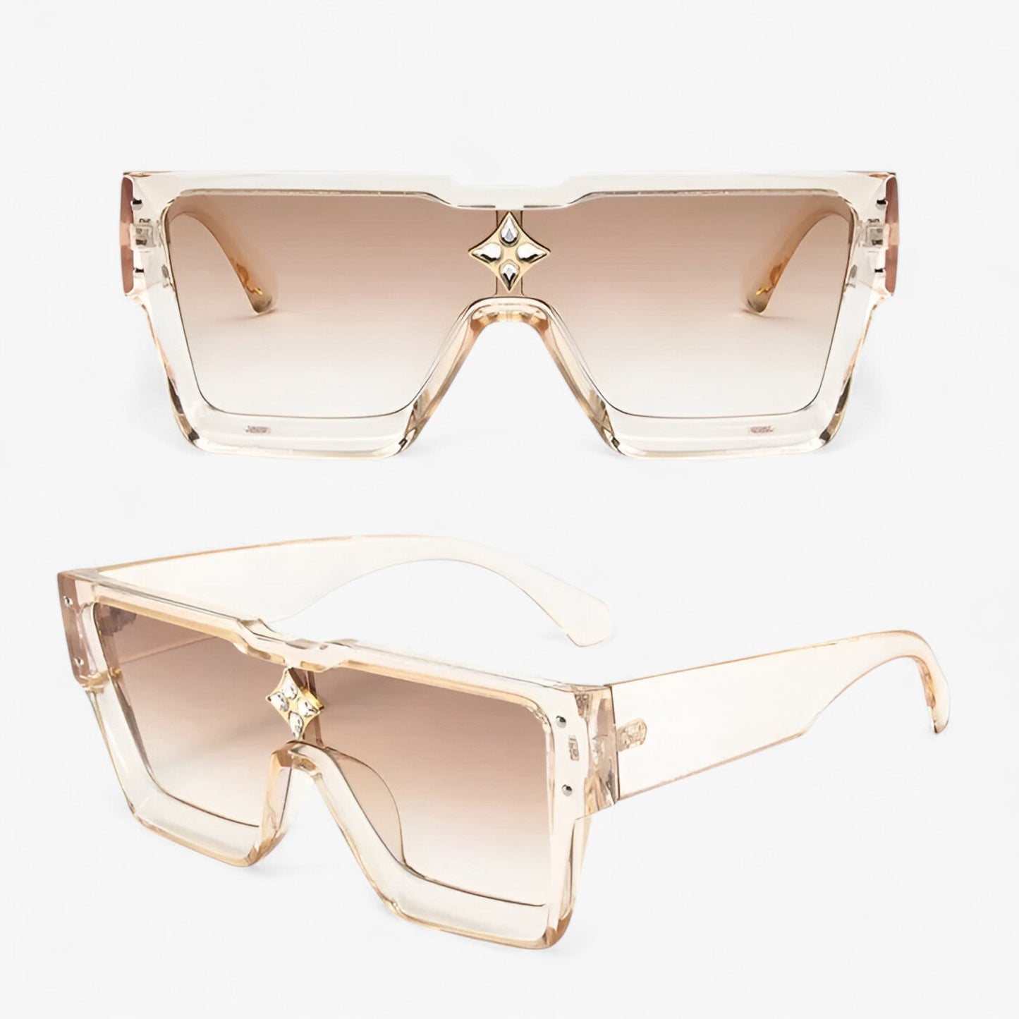 Victor | Unisex rechteckige Sonnenbrille mit UV400-Schutz