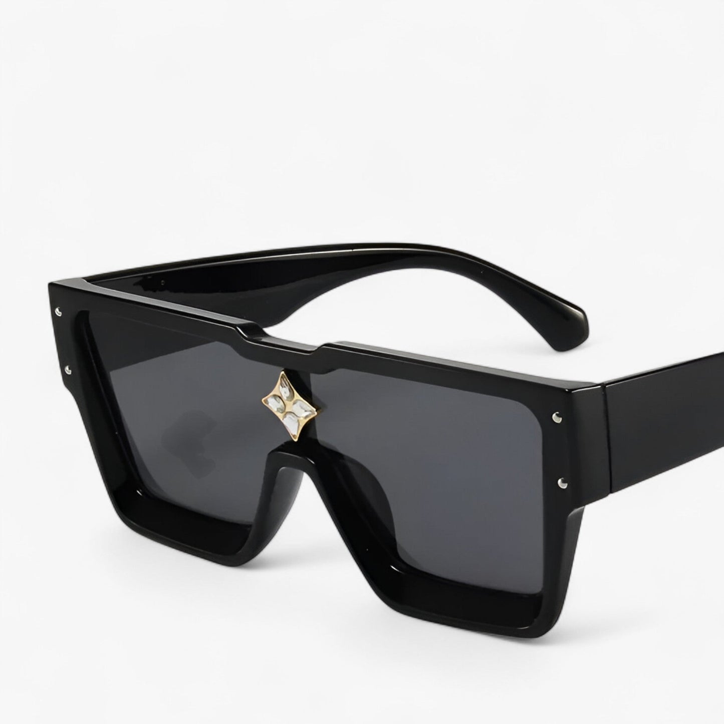 Victor | Unisex rechteckige Sonnenbrille mit UV400-Schutz