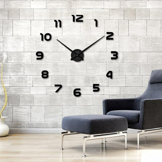 Vollformat 3D Acryl Wanduhr für das Wohnzimmer