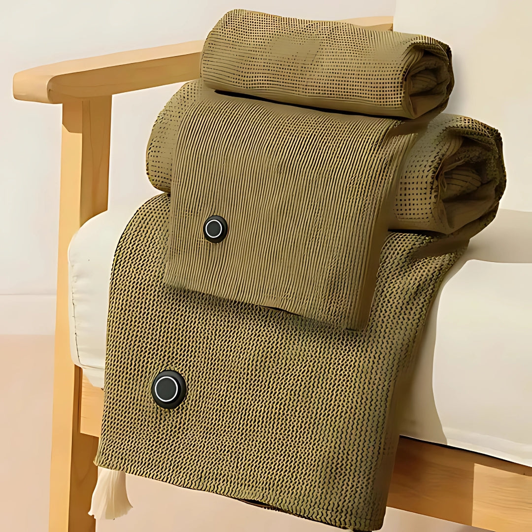 Warme Embrace | Tragbare USB-Heated Schal Decke für Ultimative Wärme