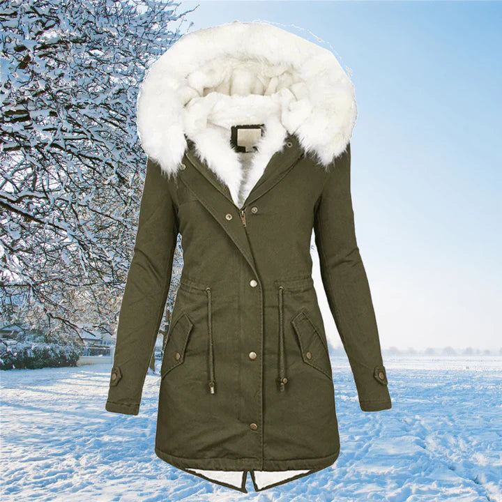 Wärmeschutz Elvana | Stilvoller Wintermantel für Damen