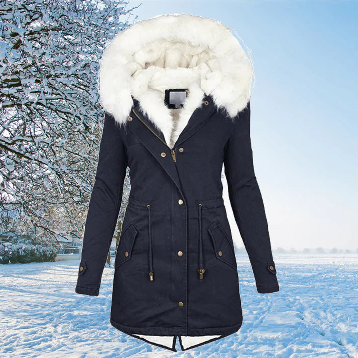 Wärmeschutz Elvana | Stilvoller Wintermantel für Damen