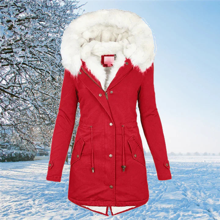 Wärmeschutz Elvana | Stilvoller Wintermantel für Damen
