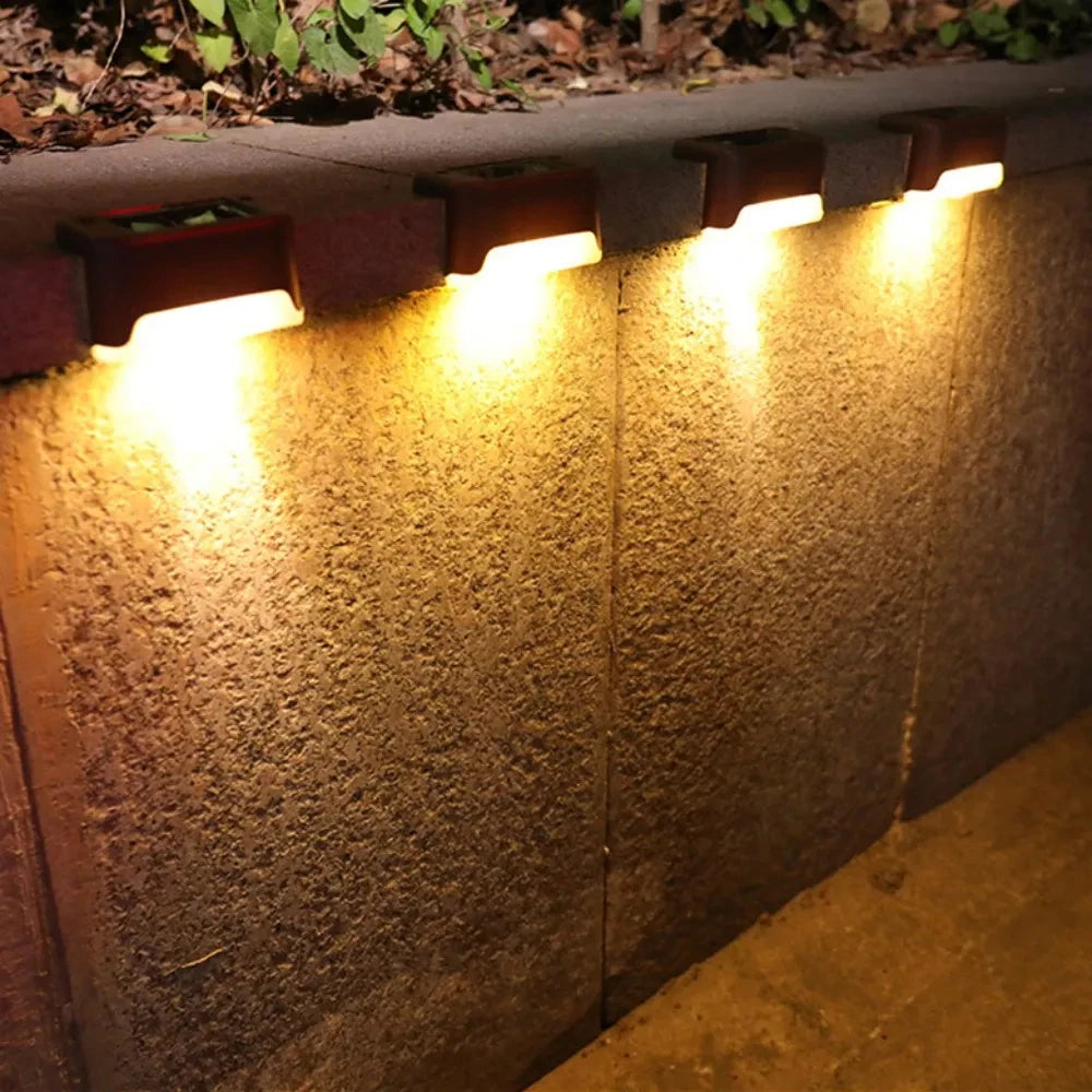 Wasserdichte LED Solar-Stufenleuchte für Außentreppen