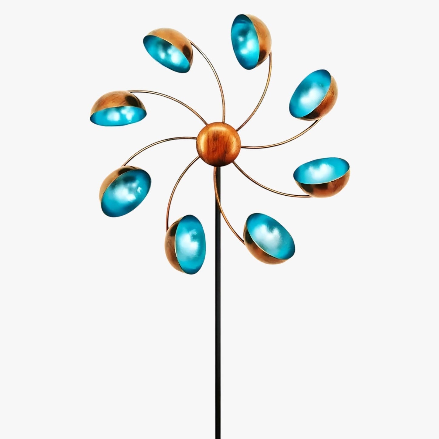 Waylon | Metall Windrotor – Fesselnde Blumen Windmühle für Ihren Garten