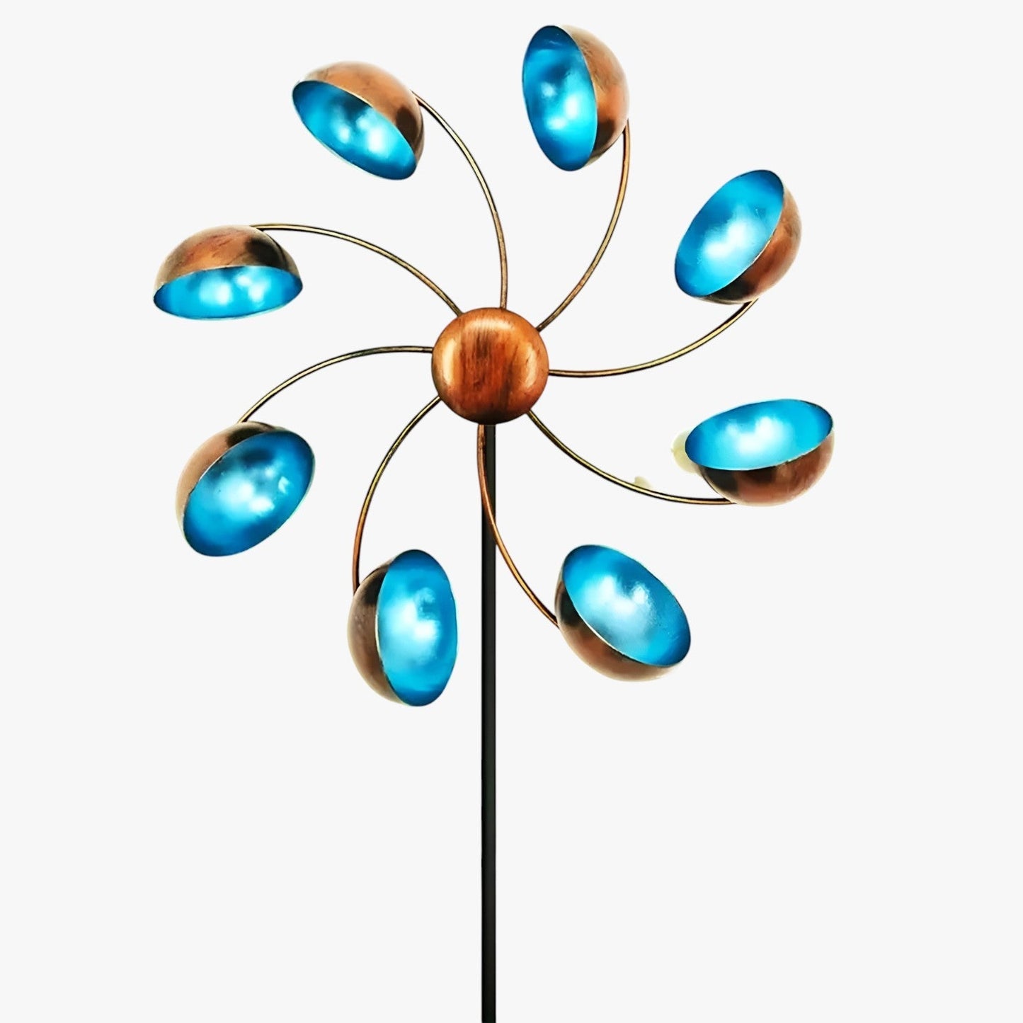 Waylon | Metall Windrotor – Fesselnde Blumen Windmühle für Ihren Garten