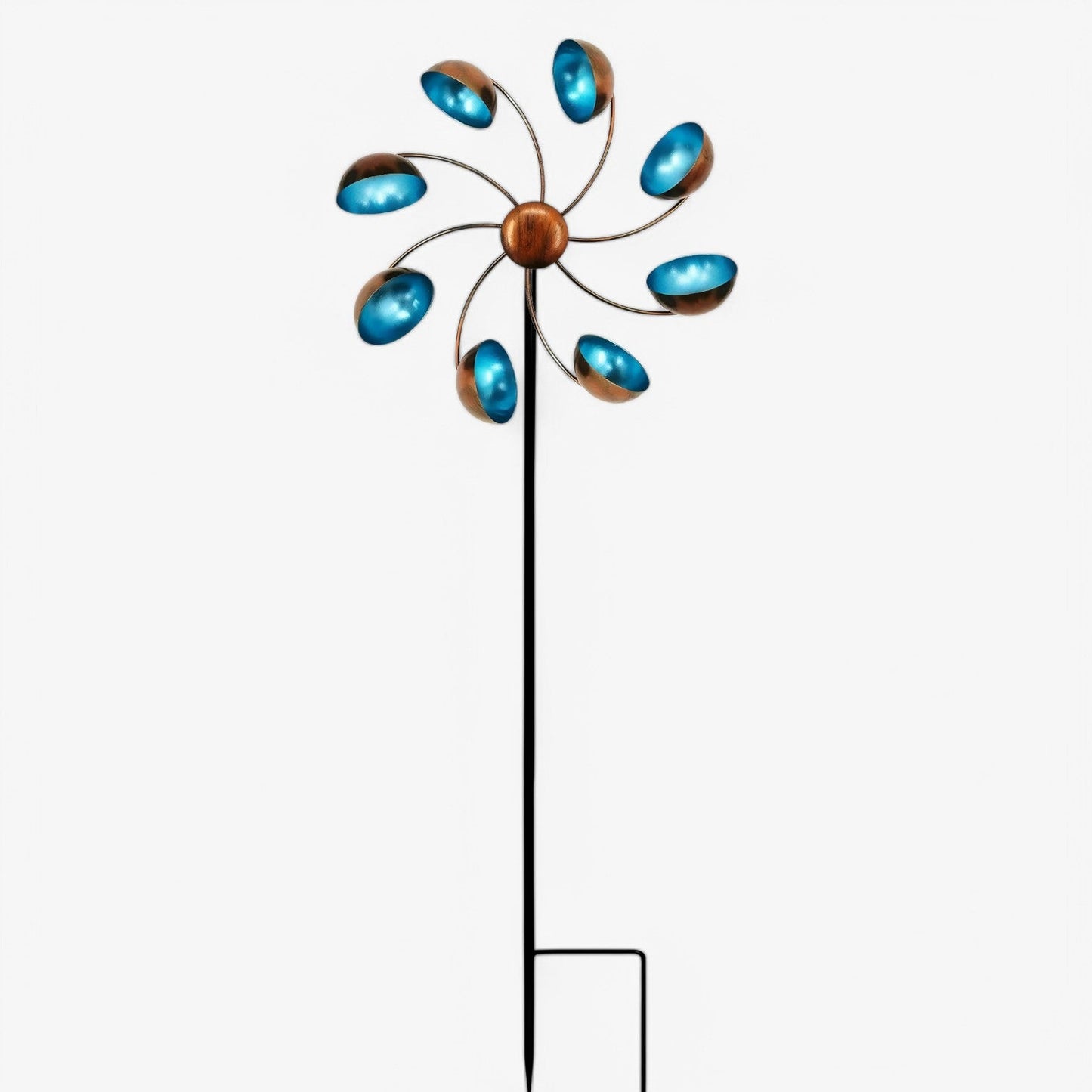 Waylon | Metall Windrotor – Fesselnde Blumen Windmühle für Ihren Garten