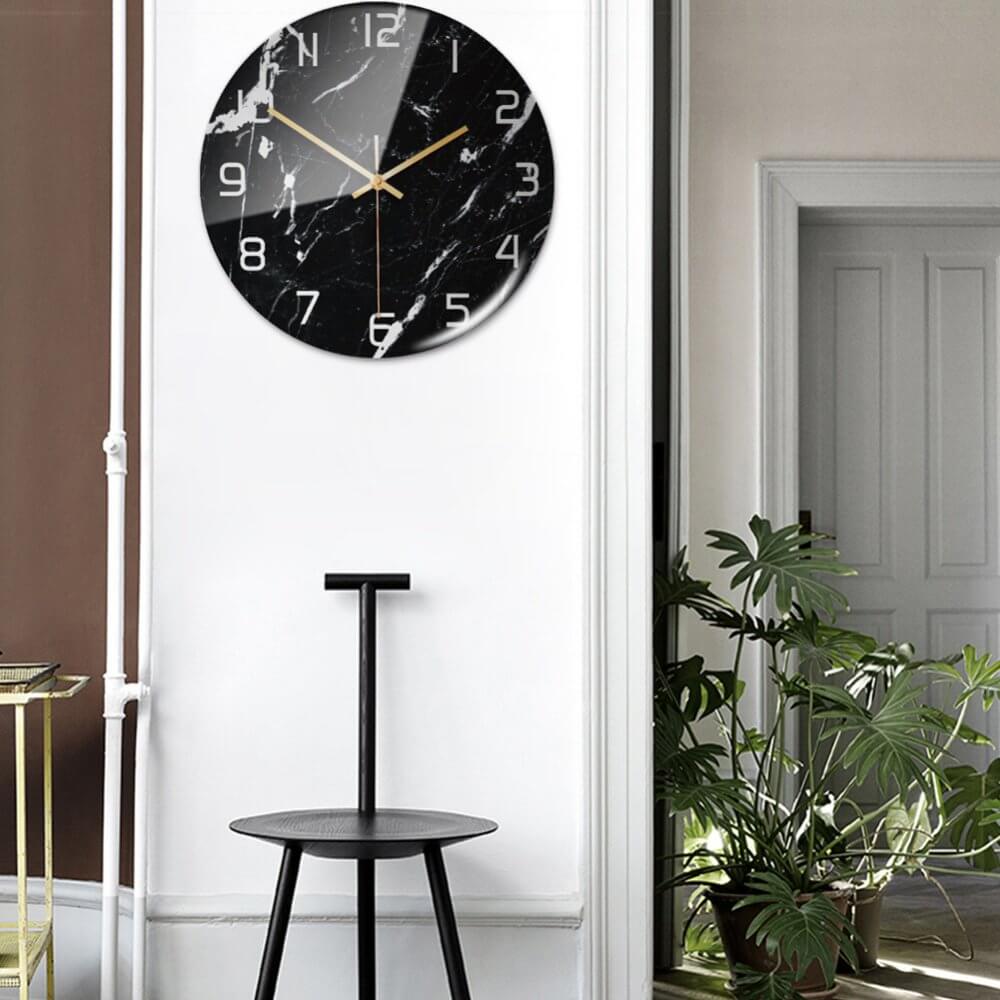 Zeitloser Marmor-Uhr