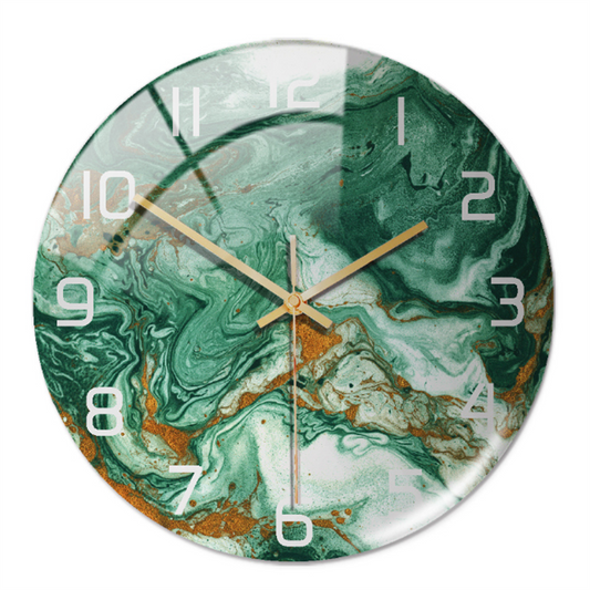 Zeitloser Marmor-Uhr
