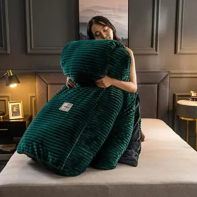 Velvet WarmNest | Ultraweicher Samt-Bettbezug für königlichen Schlaf
